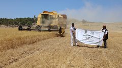 "العربية لحماية الطبيعة" تختتم مشروع "قمح الصمود" في طوباس