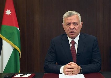 العاهل الأردني: لا تراجع عن موقفي الشخصي وموقف الأردن بالنسبة للقضية الفلسطينية