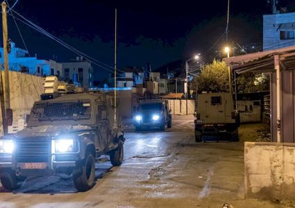 اصابتان و6 معتقلين خلال اقتحام الاحتلال لنابلس