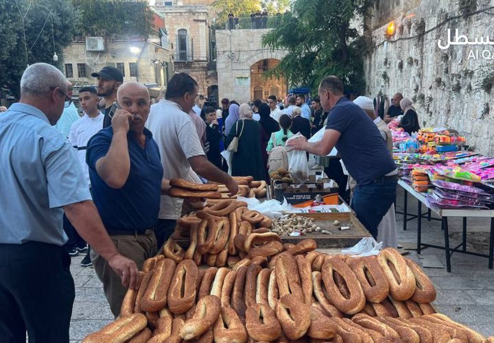 من أجواء أول أيام عيد الأضحى المبارك في المسجد الأقصى المبارك.