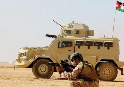 الجيش الأردني يسقط مسيرة قادمة من سوريا لتهريب مخدرات