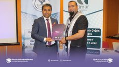 الطالب نور الأسعد يحصل على درع التميز في مؤتمرين دوليين