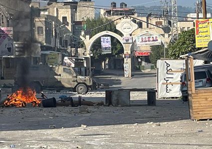 نابلس: مسيرة منددة بعدوان الاحتلال على جنين ومخيمها