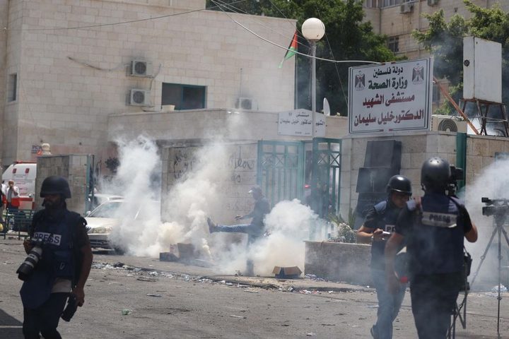 3 إصابات جراء استهداف الاحتلال مستشفى جنين الحكومي
