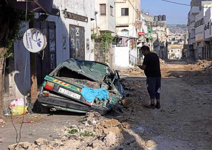 مشاهد الدمار في جنين خلال عدوان الاحتلال المتواصل لليوم الثاني على التوالي