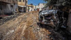 من مشاهد الدمار في جنين