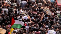 تشييع شهداء جنين بمشاركة جماهيرية غفيرة