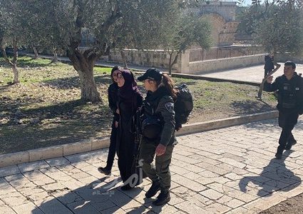 الاحتلال يعتقل مواطنة خلال مواجهات قرب المدخل الشمالي لمدينة البيرة