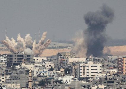 الطيران الحربي الإسرائيلي يشن سلسلة غارات على مواقع في غزة