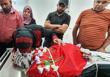 تشييع جثمان الشهيد عبد الجواد صالح في عارورة