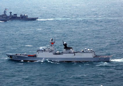 5 سفن حربية صينية تبحر للمشاركة في مناورات مشتركة مع روسيا