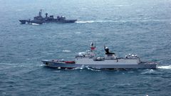 5 سفن حربية صينية تبحر للمشاركة في مناورات مشتركة مع روسيا