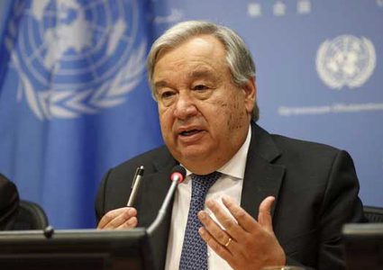 غوتيريش يعرب عن أسفه لإنهاء صفقة الحبوب