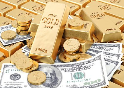 ارتفاع أسعار الذهب مع انخفاض الدولار الأميركي