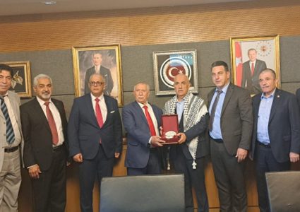 حزب العدالة والتنمية في البرلمان التركي يستقبل وفد حملة "لأجل فلسطين"