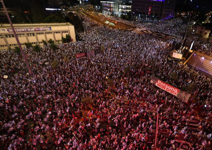 تجدد التظاهرات الاحتجاجية ضد حكومة نتنياهو وخطتها لإضعاف القضاء