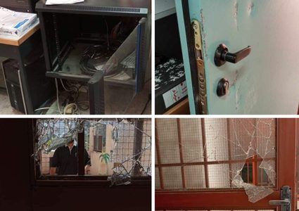 الاحتلال يحطم محتويات مدرسة في بلدة بيتا