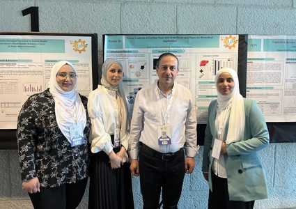 فوز طالبات الهندسة الكيميائية بجائزة المهندس زهير حجاوي للعام 2023