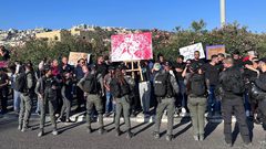 تظاهرة احتجاجية  في طمرة ضد الجريمة وتقاعس الشرطة الإسرائيلية