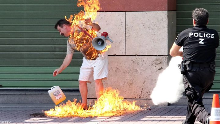 وفاة إسرائيلي أضرم النار بنفسه لرفض الجيش "الاعتراف بإعاقته"