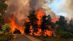 اغلاق شوارع بالجليل بسبب الحرائق