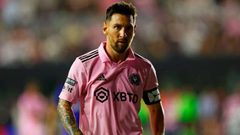 ميسي في شجار كلامي مع لاعب أورلاندو ستي أثناء مباراة الفريقين في الدوري الأميركي