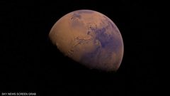 المريخ يحير العلماء بدورانه السريع