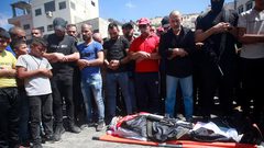 تشييع جثمان الشهيد أمير خليفة في نابلس