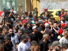 تشييع جثمان الشهيد أمير خليفة في نابلس