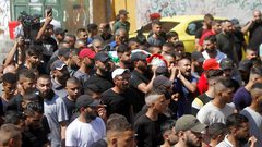 تشييع جثمان الشهيد أمير خليفة في نابلس