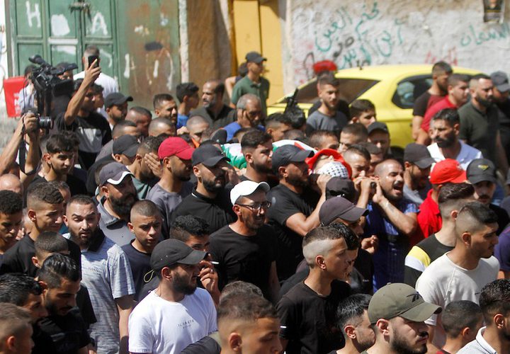 تشييع جثمان الشهيد أمير خليفة في نابلس