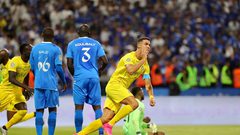 رونالدو يقود النصر السعودي للفوز بأول ألقابه العربية