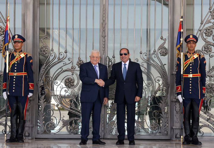 قمة فلسطينية مصرية اردنية في العلمين