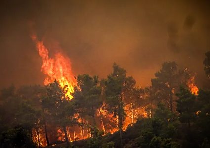 مصرع 18 شخصا في حرائق غابات اليونان