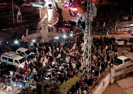 مسيرة منددة بإعدام الشهيد عز الدين كنعان في جنين