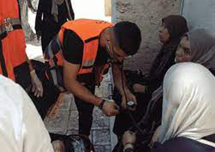 إصابات واعتقال مواطن في اعتداء للاحتلال على المصلين قرب باب الأسباط