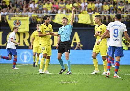 برشلونة يقضي على فياريال بسيناريو درامي