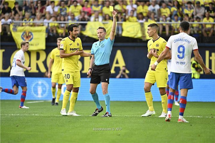 برشلونة يقضي على فياريال بسيناريو درامي