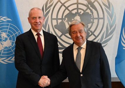 غالانت لـ "غوتيريش": احتمالات التصعيد على الحدود الشمالية تتزايد