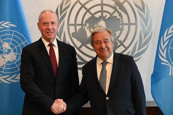 غالانت لـ "غوتيريش": احتمالات التصعيد على الحدود الشمالية تتزايد