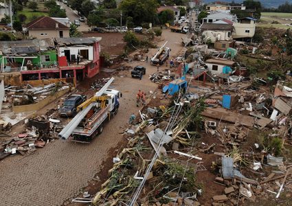 ارتفاع عدد المفقودين جراء الإعصار المدمّر جنوب البرازيل إلى 46 شخصاً