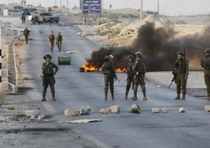 مواجهات مع الاحتلال في مخيم العروب شمال الخليل