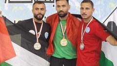 ميداليتاّن لفلسطين في البطولة العربية للكيك بوكسينغ
