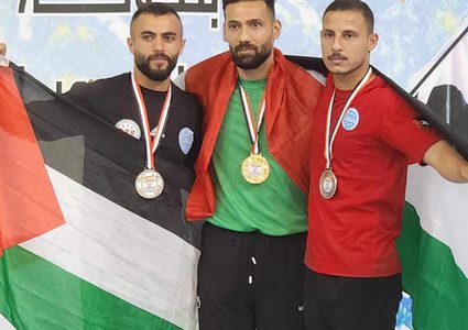 ميداليتاّن لفلسطين في البطولة العربية للكيك بوكسينغ