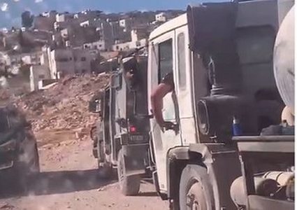 الاحتلال يقتحم برقة شرق رام الله ويستولي على صهريج نضح مياه عادمة