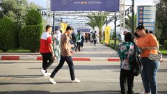 أجواء من فرح طلبة جامعة النجاح الوطنية في اليوم الاول لبدء العام الدراسي