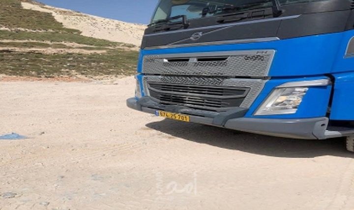 إرجاع شاحنة محملة بنفايات إسرائيلية مهربة في سلفيت