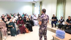 جامعة النجاح تفتتح دورة اسعافات أولية بالتعاون مع الدفاع المدني