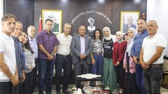 هيئة الجدار والاستيطان تكرم طالبتين من جامعة النجاح عن مشروعهما التخرج