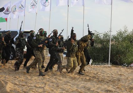 بدء مناورة الركن الشديد 4 لفصائل المقاومة في غزة